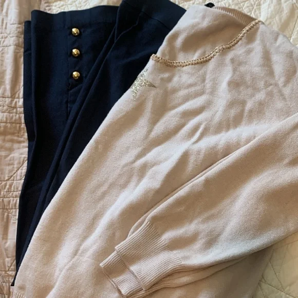 NWT⭐️pretty taupe Italian sweater by Venti6 with gold star⭐️⭐️brand new! - Picture 3 of 4